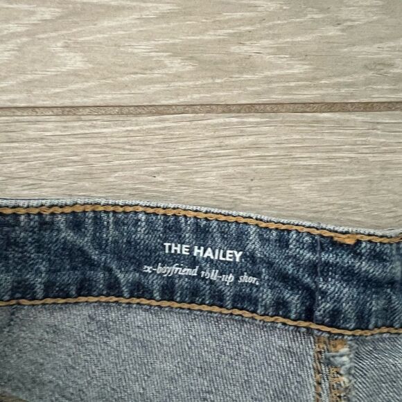 AG Adriano Goldschmied Hailey Ex Boyfriend Short Rolled up Size 25 - Picture 3 of 7